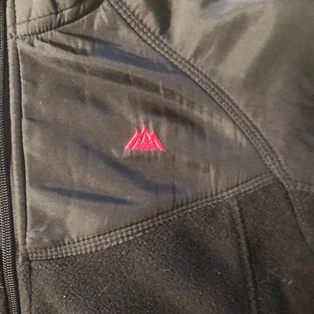 Snozu | Women’s black fleece full zipper jacket - Picture 8 of 11